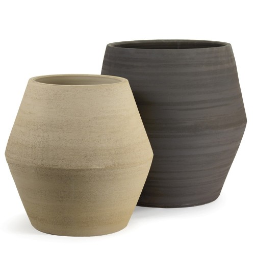Construct flowerpot beige S Serax