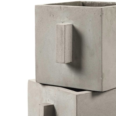 Indoor gray flowerpot XL Serax 2