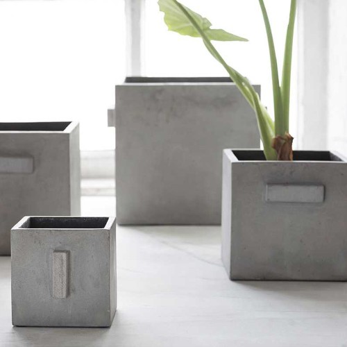 Indoor gray flowerpot XL Serax
