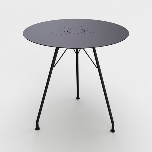 Tavolo Circum alluminio nero Ø74 cm Houe