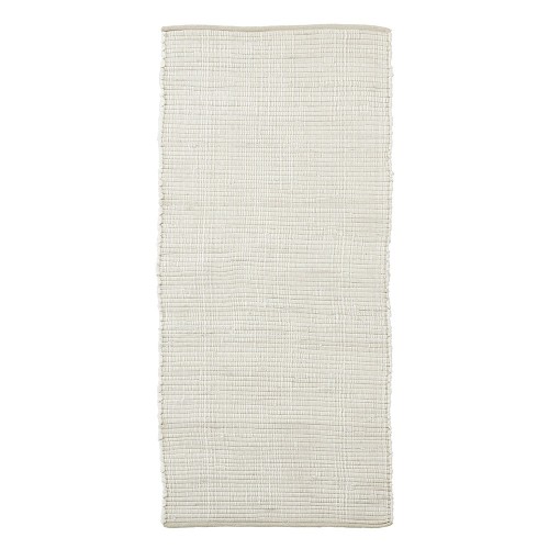 Tapis Chindi blanc House Doctor