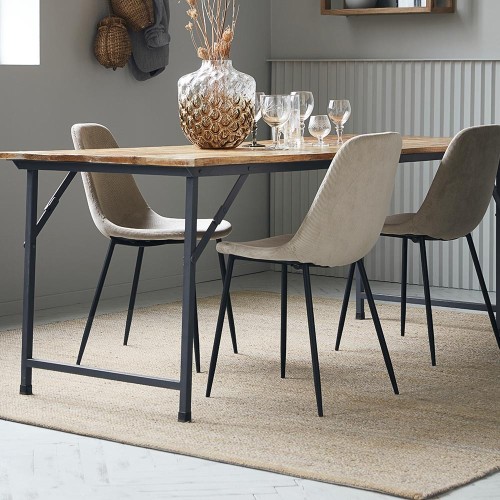 Hempi vloerkleed naturel 250x250cm House Doctor