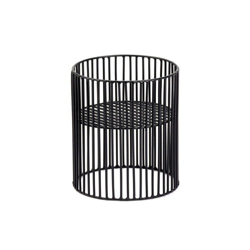Turn black metal basket Ø15.5 cm Serax
