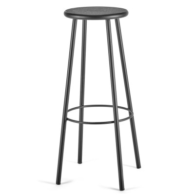 Tabouret de bar noir L Serax