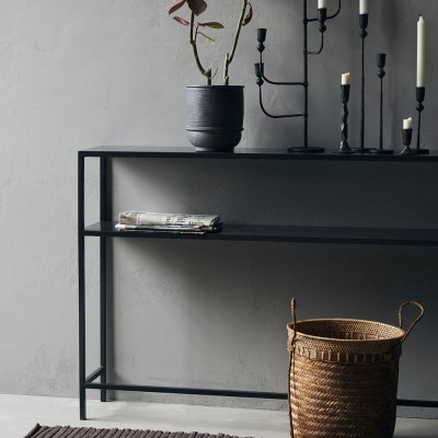 Table console Fari noir House Doctor