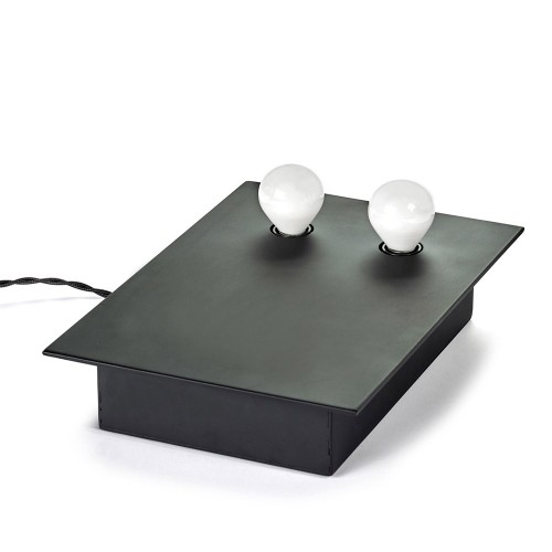 Lampada da parete / lampada da tavolo KVG ° 01.02 nera Serax