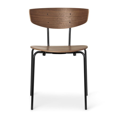 Herman bruin & zwarte eetkamerstoel Ferm Living