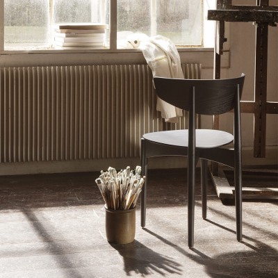 Chaise de salle à manger Herman bois noir Ferm Living