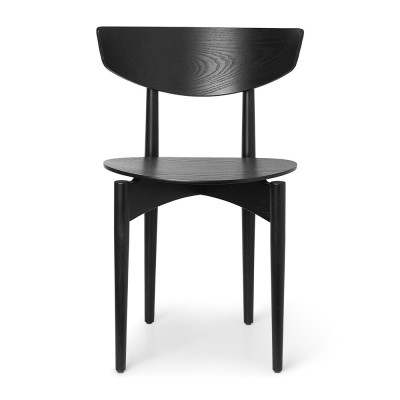 Silla de comedor de madera negra Herman Ferm Living 2