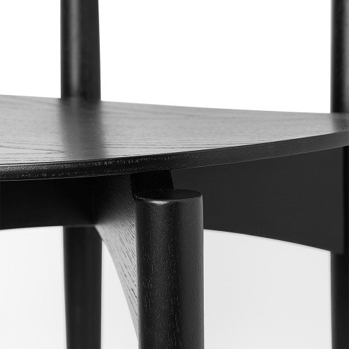 Sedia da pranzo Herman in legno nero Ferm Living