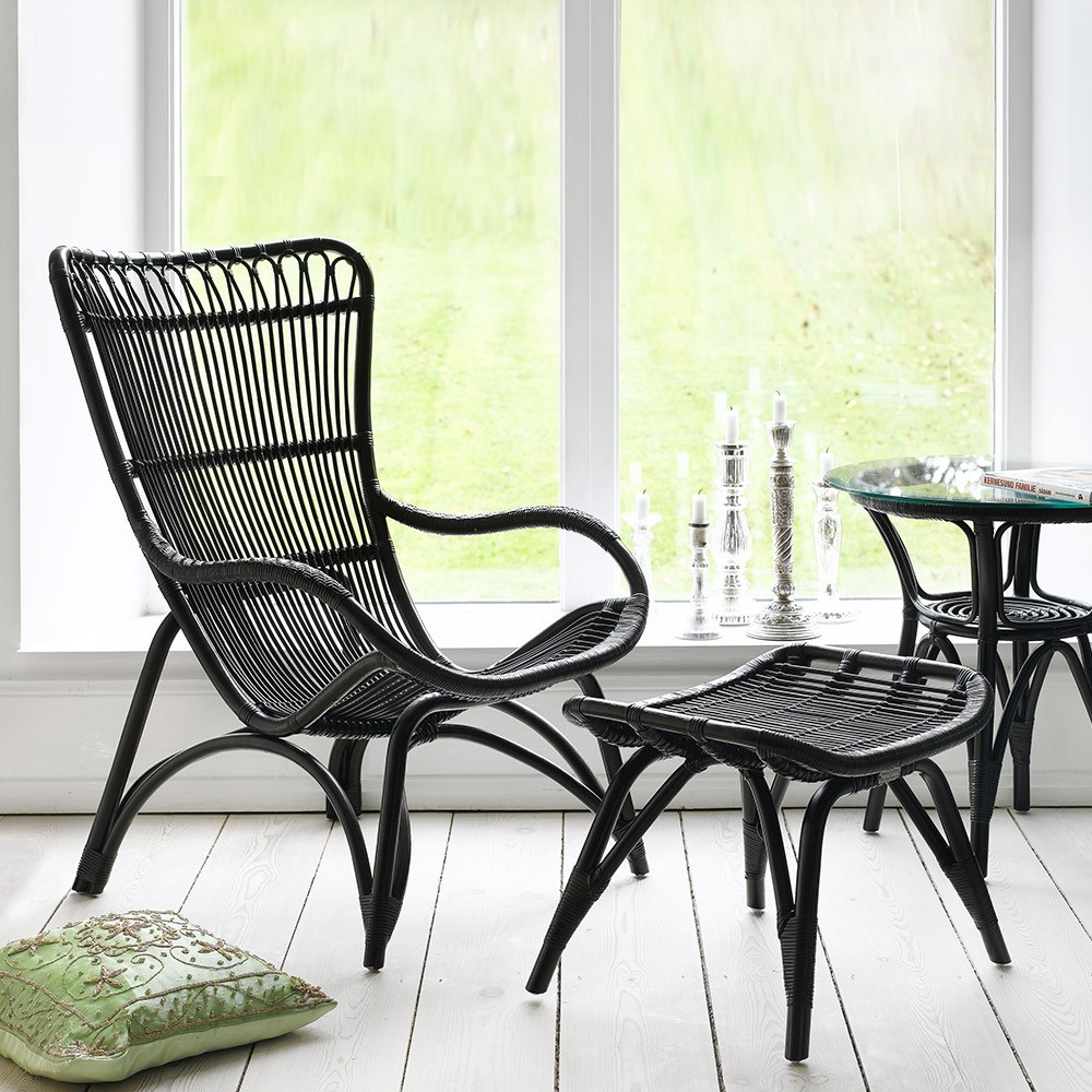 Monet armchair black Sika-Design