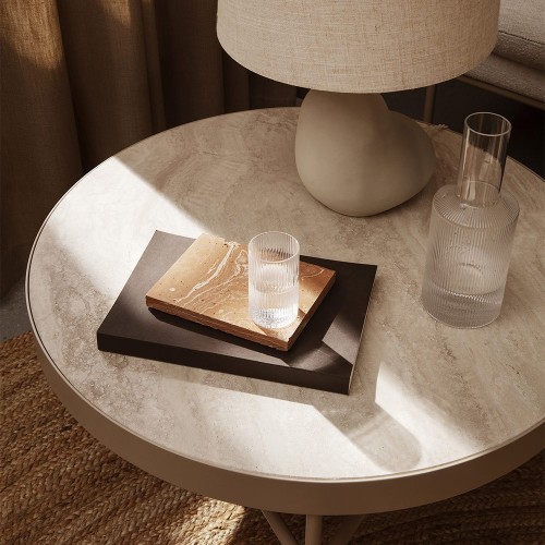 Travertijn tafel L kasjmier Ferm Living