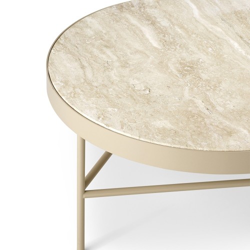 Tavolo in travertino L cashmere Ferm Living