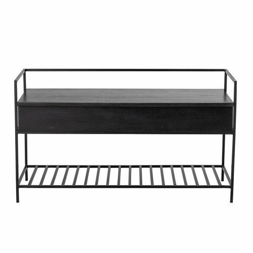 Abelone bench black mango Bloomingville