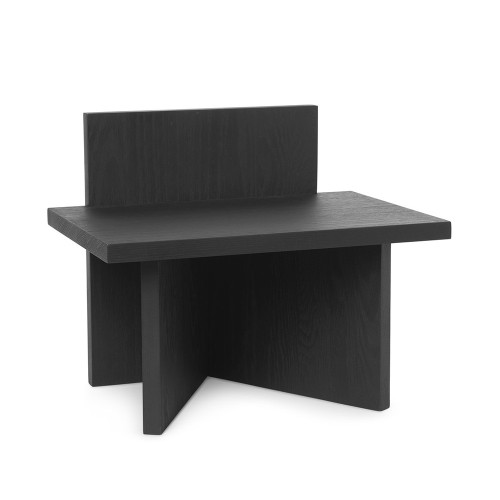 Oblique kruk zwart gebeitst essenhout Ferm Living