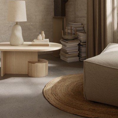 Juteteppich Ewiges ovales natürliches S. Ferm Living 2