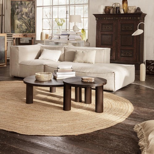 Tapis de jute Eternal ovale naturel L Ferm Living