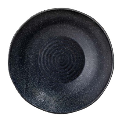 Assiettes à Soupe Creuses Emma - Bloomingville - Céramique - Lot De 3 - 24 Cm, Capacité 400 Ml - Coloris Vifs (Rouge, Bleu, Vert) Vaisselle Colorée Bloomingville