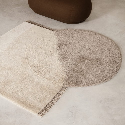 Tufted View rug beige Ferm Living