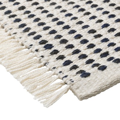 Way rug white and blue 140 x 200 cm Ferm Living 2