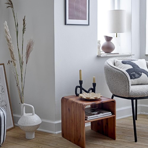 Chaise de salle à manger Cortone gris Bloomingville