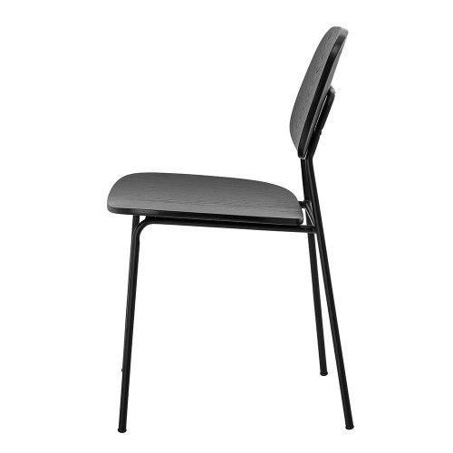 Sedia da pranzo Monza nera Bloomingville