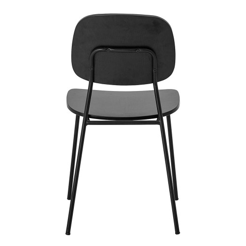 Silla de comedor Monza negra Bloomingville