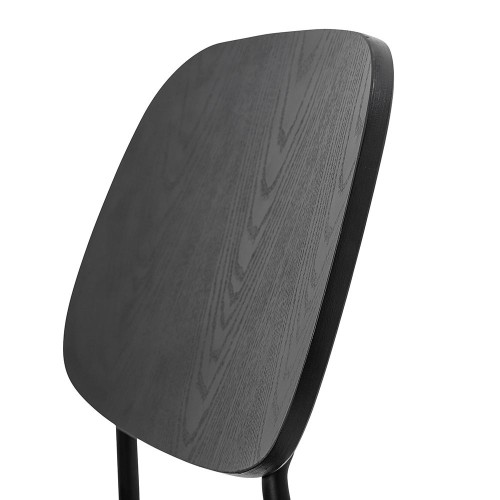 Silla de comedor Monza negra Bloomingville