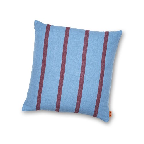 Coussin Grand bleu & bordeaux Ferm Living