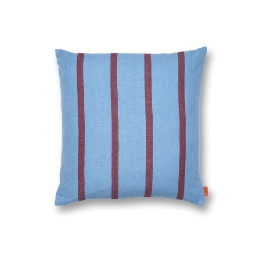 Grande cuscino blu e bordeaux Ferm Living