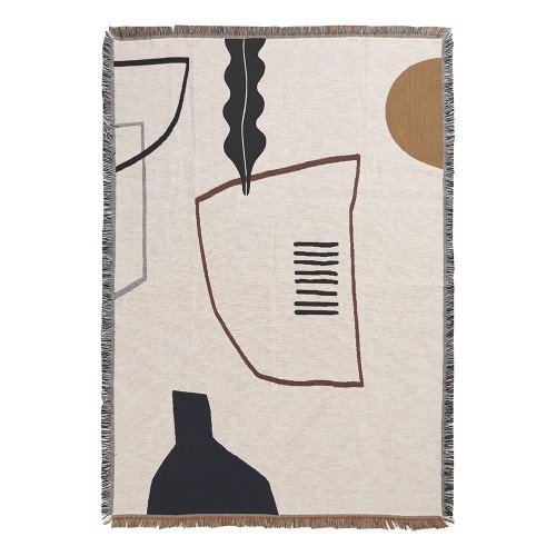 Couverture Mirage blanc Ferm Living