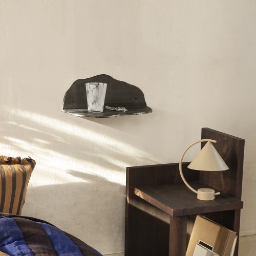 Ripiano in alluminio nero fratturato Ferm Living