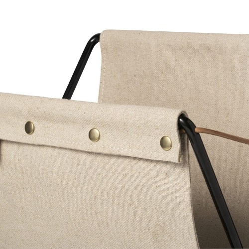 Magazine rack Herman Black Ferm Living