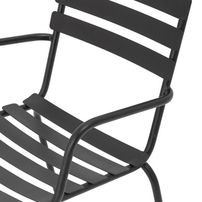 Monsi outdoor chair black Bloomingville 2