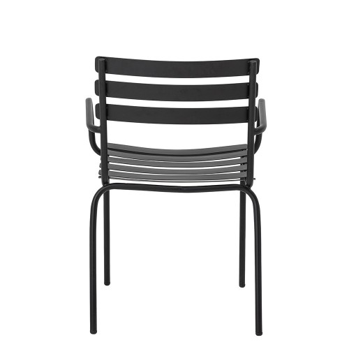 Chaise extérieur Monsi noir Bloomingville