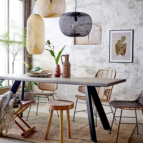 Rodi zwarte bamboe hanger Bloomingville