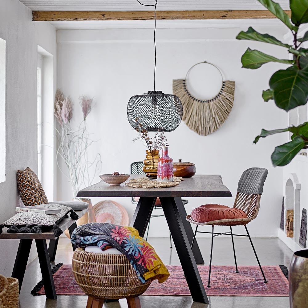 Rodi zwarte bamboe hanger Bloomingville