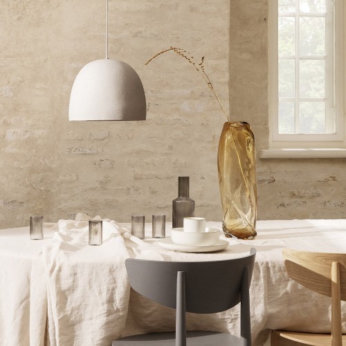 Vase Water Swirl ambre Ferm Living