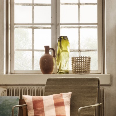 Vase Water Swirl vert mousse Ferm Living Ferm Living