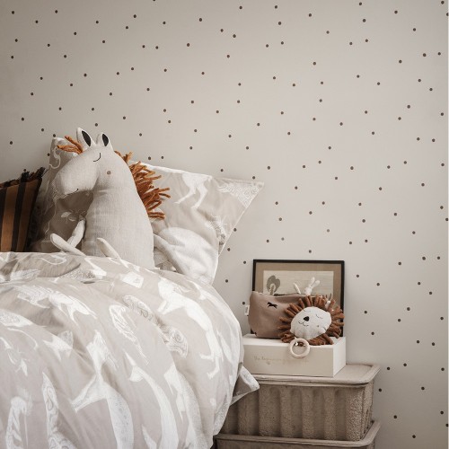 Dot carta da parati bianca Ferm Living