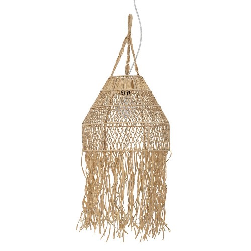 Thora pendant light natural raffia Bloomingville