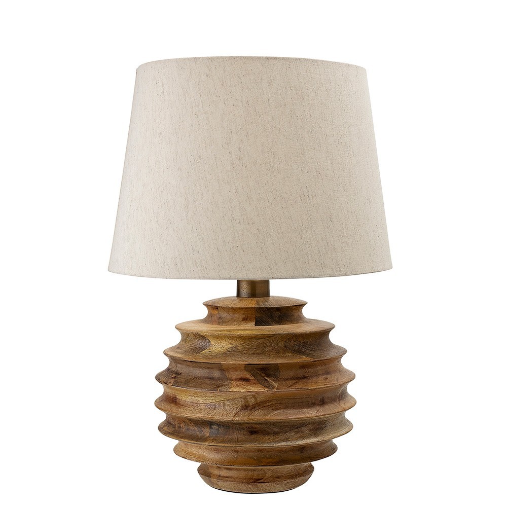 Lampada da tavolo Svale natura legno di mango Bloomingville