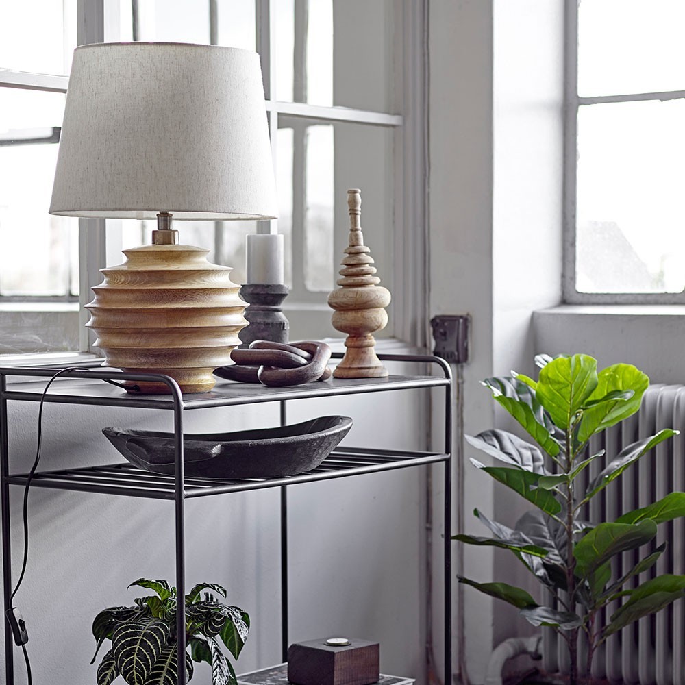 Table lamp Svale nature mango wood Bloomingville