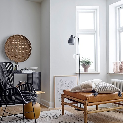 Ayah Couchtisch aus gelbem Metall Bloomingville