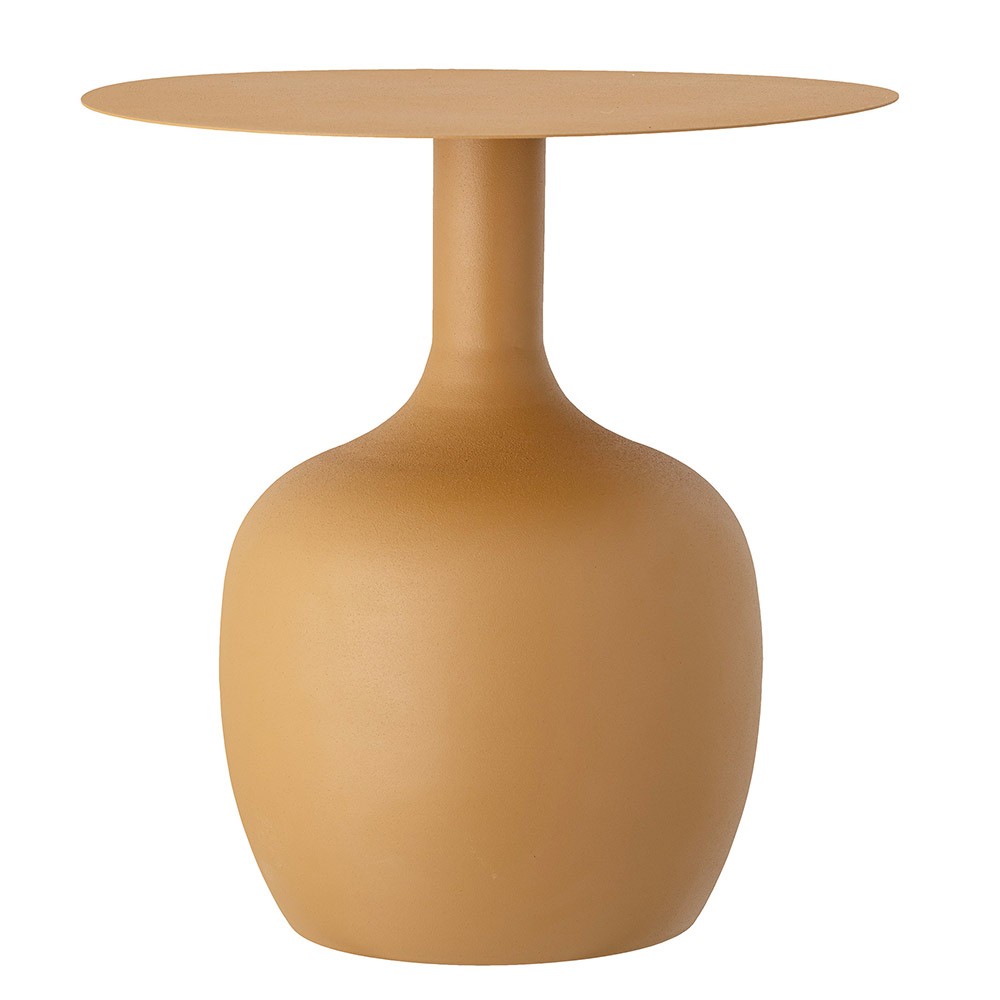 Ayah yellow metal coffee table Bloomingville