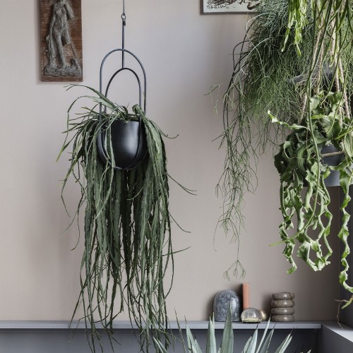 Vaso decorativo sospeso nero Ferm Living