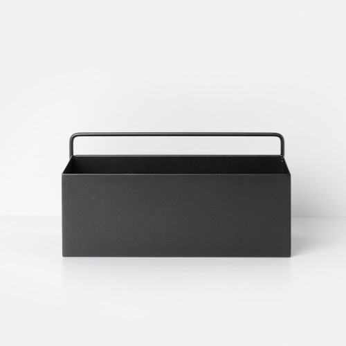 Pflanzkasten mit schwarzer Wand Ferm Living