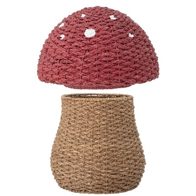 Panier en champignon Corintha, rouge Bloomingville 2