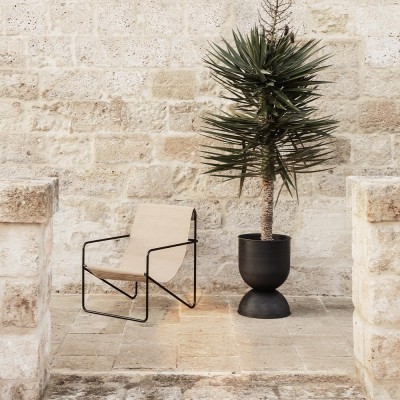 Zandloper M pot zwart Ferm Living Ferm Living