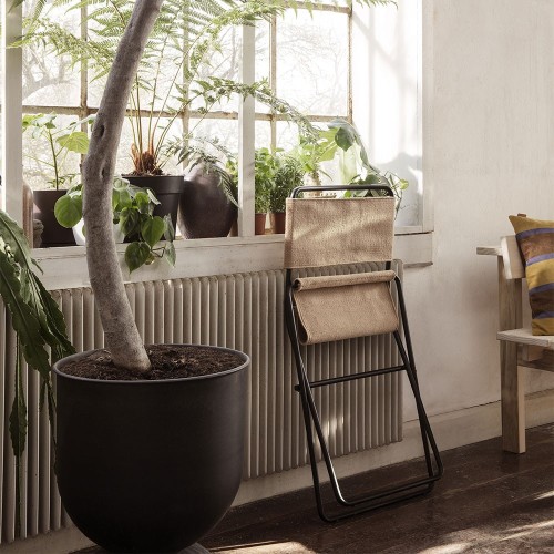 Sanduhr L schwarzes Glas Ferm Living